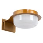 GLOBOSTAR® KIARA 60403 Μοντέρνο Φωτιστικό Τοίχου - Απλίκα Καθρέπτη Μπάνιου LED 5W 560lm 120° AC 220-240V IP44 Φυσικό Λευκό 4500K - Lumileds SMD Chip & TÜV SÜD Driver - Χάλκινο & Λευκό - Μ10 x Π13 x Υ3cm - 3 Χρόνια Εγγύηση - Image 4