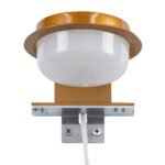 GLOBOSTAR® KIARA 60403 Μοντέρνο Φωτιστικό Τοίχου - Απλίκα Καθρέπτη Μπάνιου LED 5W 560lm 120° AC 220-240V IP44 Φυσικό Λευκό 4500K - Lumileds SMD Chip & TÜV SÜD Driver - Χάλκινο & Λευκό - Μ10 x Π13 x Υ3cm - 3 Χρόνια Εγγύηση - Image 7