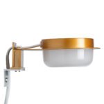 GLOBOSTAR® KIARA 60403 Μοντέρνο Φωτιστικό Τοίχου - Απλίκα Καθρέπτη Μπάνιου LED 5W 560lm 120° AC 220-240V IP44 Φυσικό Λευκό 4500K - Lumileds SMD Chip & TÜV SÜD Driver - Χάλκινο & Λευκό - Μ10 x Π13 x Υ3cm - 3 Χρόνια Εγγύηση - Image 8