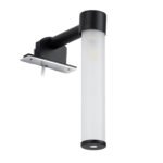 GLOBOSTAR® ELSA 60404 Μοντέρνο Φωτιστικό Τοίχου - Απλίκα Καθρέπτη Μπάνιου με Ντουί 1 x G9 AC 220-240V IP44 - Μαύρο Ματ & Λευκό - Μ3.5 x Π13.5 x Υ20cm - Image 5