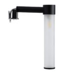 GLOBOSTAR® ELSA 60404 Μοντέρνο Φωτιστικό Τοίχου - Απλίκα Καθρέπτη Μπάνιου με Ντουί 1 x G9 AC 220-240V IP44 - Μαύρο Ματ & Λευκό - Μ3.5 x Π13.5 x Υ20cm - Image 8