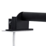 GLOBOSTAR® ELSA 60404 Μοντέρνο Φωτιστικό Τοίχου - Απλίκα Καθρέπτη Μπάνιου με Ντουί 1 x G9 AC 220-240V IP44 - Μαύρο Ματ & Λευκό - Μ3.5 x Π13.5 x Υ20cm - Image 9