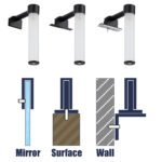 GLOBOSTAR® ELSA 60404 Μοντέρνο Φωτιστικό Τοίχου - Απλίκα Καθρέπτη Μπάνιου με Ντουί 1 x G9 AC 220-240V IP44 - Μαύρο Ματ & Λευκό - Μ3.5 x Π13.5 x Υ20cm - Image 10