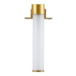 GLOBOSTAR® ELSA 60405 Μοντέρνο Φωτιστικό Τοίχου - Απλίκα Καθρέπτη Μπάνιου με Ντουί 1 x G9 AC 220-240V IP44 - Χρυσό & Λευκό - Μ3.5 x Π13.5 x Υ20cm - Image 6