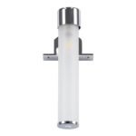 GLOBOSTAR® ELSA 60406 Μοντέρνο Φωτιστικό Τοίχου - Απλίκα Καθρέπτη Μπάνιου με Ντουί 1 x G9 AC 220-240V IP44 - Νίκελ Χρώμιο & Λευκό - Μ3.5 x Π13.5 x Υ20cm - Image 7