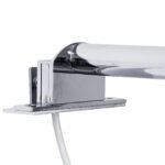 GLOBOSTAR® ELSA 60406 Μοντέρνο Φωτιστικό Τοίχου - Απλίκα Καθρέπτη Μπάνιου με Ντουί 1 x G9 AC 220-240V IP44 - Νίκελ Χρώμιο & Λευκό - Μ3.5 x Π13.5 x Υ20cm - Image 9