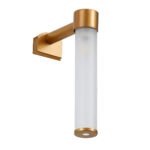 GLOBOSTAR® ELSA 60407 Μοντέρνο Φωτιστικό Τοίχου - Απλίκα Καθρέπτη Μπάνιου με Ντουί 1 x G9 AC 220-240V IP44 - Χάλκινο & Λευκό - Μ3.5 x Π13.5 x Υ20cm - Image 4