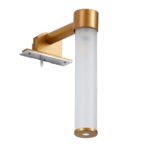 GLOBOSTAR® ELSA 60407 Μοντέρνο Φωτιστικό Τοίχου - Απλίκα Καθρέπτη Μπάνιου με Ντουί 1 x G9 AC 220-240V IP44 - Χάλκινο & Λευκό - Μ3.5 x Π13.5 x Υ20cm - Image 5