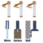 GLOBOSTAR® ELSA 60407 Μοντέρνο Φωτιστικό Τοίχου - Απλίκα Καθρέπτη Μπάνιου με Ντουί 1 x G9 AC 220-240V IP44 - Χάλκινο & Λευκό - Μ3.5 x Π13.5 x Υ20cm - Image 10