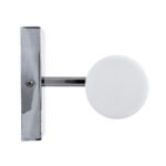 GLOBOSTAR® ANAIS 60410 Μοντέρνο Φωτιστικό Τοίχου - Απλίκα Καθρέπτη Μπάνιου με Ντουί 2 x G9 AC 220-240V IP44 - Ασημί & Λευκό - Μ34 x Π12 x Υ11cm - Image 8