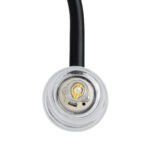 GLOBOSTAR® FLORA 60412 Μοντέρνο Φωτιστικό Τοίχου - Απλίκα Καθρέπτη Μπάνιου με Ντουί 2 x G9 AC 220-240V IP44 - Μαύρο Ματ & Λευκό - Μ31 x Π13 x Υ12cm - Image 7