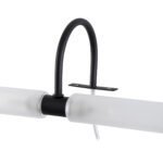 GLOBOSTAR® FLORA 60412 Μοντέρνο Φωτιστικό Τοίχου - Απλίκα Καθρέπτη Μπάνιου με Ντουί 2 x G9 AC 220-240V IP44 - Μαύρο Ματ & Λευκό - Μ31 x Π13 x Υ12cm - Image 8