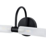 GLOBOSTAR® PAOLA 60416 Μοντέρνο Φωτιστικό Τοίχου - Απλίκα Καθρέπτη Μπάνιου με Ντουί 2 x G9 AC 220-240V IP44 - Μαύρο Ματ & Λευκό - Μ31 x Π16 x Υ15cm - Image 8