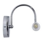 GLOBOSTAR® PAOLA 60418 Μοντέρνο Φωτιστικό Τοίχου - Απλίκα Καθρέπτη Μπάνιου με Ντουί 2 x G9 AC 220-240V IP44 - Ασημί & Λευκό - Μ31 x Π16 x Υ15cm - Image 6