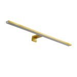 GLOBOSTAR® NINA 60421 Μοντέρνο Φωτιστικό Τοίχου - Απλίκα Καθρέπτη Μπάνιου LED 12W 1400lm 120° AC 220-240V IP44 Φυσικό Λευκό 4500K - Lumileds SMD Chip & TÜV SÜD Driver - Χρυσό - Μ60 x Π10.5 x Υ4cm - 3 Χρόνια Εγγύηση - Image 4