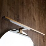 GLOBOSTAR® NINA 60423 Μοντέρνο Φωτιστικό Τοίχου - Απλίκα Καθρέπτη Μπάνιου LED 12W 1400lm 120° AC 220-240V IP44 Φυσικό Λευκό 4500K - Lumileds SMD Chip & TÜV SÜD Driver - Χρυσό Βούρτσας - Μ60 x Π10.5 x Υ4cm - 3 Χρόνια Εγγύηση - Image 10