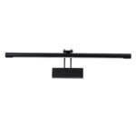 GLOBOSTAR® LAURA 60424 Μοντέρνο Φωτιστικό Τοίχου - Απλίκα Καθρέπτη Μπάνιου LED 12W 1400lm 120° AC 220-240V IP44 Φυσικό Λευκό 4500K - Lumileds SMD Chip & TÜV SÜD Driver - Μαύρο Ματ - Μ60 x Π27 x Υ13cm - 3 Χρόνια Εγγύηση - Image 4