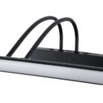 GLOBOSTAR® LAURA 60424 Μοντέρνο Φωτιστικό Τοίχου - Απλίκα Καθρέπτη Μπάνιου LED 12W 1400lm 120° AC 220-240V IP44 Φυσικό Λευκό 4500K - Lumileds SMD Chip & TÜV SÜD Driver - Μαύρο Ματ - Μ60 x Π27 x Υ13cm - 3 Χρόνια Εγγύηση - Image 9