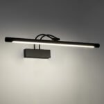 GLOBOSTAR® LAURA 60424 Μοντέρνο Φωτιστικό Τοίχου - Απλίκα Καθρέπτη Μπάνιου LED 12W 1400lm 120° AC 220-240V IP44 Φυσικό Λευκό 4500K - Lumileds SMD Chip & TÜV SÜD Driver - Μαύρο Ματ - Μ60 x Π27 x Υ13cm - 3 Χρόνια Εγγύηση - Image 10