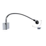 GLOBOSTAR® LAURA 60426 Μοντέρνο Φωτιστικό Τοίχου - Απλίκα Καθρέπτη Μπάνιου LED 12W 1400lm 120° AC 220-240V IP44 Φυσικό Λευκό 4500K - Lumileds SMD Chip & TÜV SÜD Driver - Ασημί - Μ60 x Π27 x Υ13cm - 3 Χρόνια Εγγύηση - Image 7