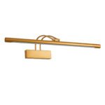 GLOBOSTAR® LAURA 60427 Μοντέρνο Φωτιστικό Τοίχου - Απλίκα Καθρέπτη Μπάνιου LED 12W 1400lm 120° AC 220-240V IP44 Φυσικό Λευκό 4500K - Lumileds SMD Chip & TÜV SÜD Driver - Χάλκινο - Μ60 x Π27 x Υ13cm - 3 Χρόνια Εγγύηση - Image 3