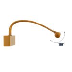 GLOBOSTAR® LAURA 60427 Μοντέρνο Φωτιστικό Τοίχου - Απλίκα Καθρέπτη Μπάνιου LED 12W 1400lm 120° AC 220-240V IP44 Φυσικό Λευκό 4500K - Lumileds SMD Chip & TÜV SÜD Driver - Χάλκινο - Μ60 x Π27 x Υ13cm - 3 Χρόνια Εγγύηση - Image 7