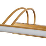 GLOBOSTAR® LAURA 60427 Μοντέρνο Φωτιστικό Τοίχου - Απλίκα Καθρέπτη Μπάνιου LED 12W 1400lm 120° AC 220-240V IP44 Φυσικό Λευκό 4500K - Lumileds SMD Chip & TÜV SÜD Driver - Χάλκινο - Μ60 x Π27 x Υ13cm - 3 Χρόνια Εγγύηση - Image 9