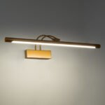 GLOBOSTAR® LAURA 60427 Μοντέρνο Φωτιστικό Τοίχου - Απλίκα Καθρέπτη Μπάνιου LED 12W 1400lm 120° AC 220-240V IP44 Φυσικό Λευκό 4500K - Lumileds SMD Chip & TÜV SÜD Driver - Χάλκινο - Μ60 x Π27 x Υ13cm - 3 Χρόνια Εγγύηση - Image 10