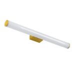 GLOBOSTAR® MABEL 60429 Μοντέρνο Φωτιστικό Τοίχου - Απλίκα Καθρέπτη Μπάνιου LED 12W 1400lm 270° AC 220-240V IP44 Φυσικό Λευκό 4500K - Lumileds SMD Chip & TÜV SÜD Driver - Χρυσό & Λευκό - Μ60 x Π10 x Υ5cm - 3 Χρόνια Εγγύηση - Image 3