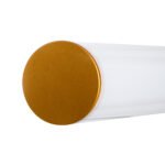 GLOBOSTAR® MABEL 60431 Μοντέρνο Φωτιστικό Τοίχου - Απλίκα Καθρέπτη Μπάνιου LED 12W 1400lm 270° AC 220-240V IP44 Φυσικό Λευκό 4500K - Lumileds SMD Chip & TÜV SÜD Driver - Χάλκινο & Λευκό - Μ60 x Π10 x Υ5cm - 3 Χρόνια Εγγύηση - Image 7