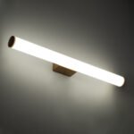 GLOBOSTAR® MABEL 60431 Μοντέρνο Φωτιστικό Τοίχου - Απλίκα Καθρέπτη Μπάνιου LED 12W 1400lm 270° AC 220-240V IP44 Φυσικό Λευκό 4500K - Lumileds SMD Chip & TÜV SÜD Driver - Χάλκινο & Λευκό - Μ60 x Π10 x Υ5cm - 3 Χρόνια Εγγύηση - Image 9