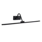 GLOBOSTAR® MIRA 60432 Μοντέρνο Φωτιστικό Τοίχου - Απλίκα Καθρέπτη Μπάνιου LED 12W 1400lm 120° AC 220-240V IP44 Φυσικό Λευκό 4500K - Lumileds SMD Chip & TÜV SÜD Driver - Μαύρο Ματ - Μ60 x Π20 x Υ13cm - 3 Χρόνια Εγγύηση - Image 4