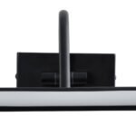 GLOBOSTAR® MIRA 60432 Μοντέρνο Φωτιστικό Τοίχου - Απλίκα Καθρέπτη Μπάνιου LED 12W 1400lm 120° AC 220-240V IP44 Φυσικό Λευκό 4500K - Lumileds SMD Chip & TÜV SÜD Driver - Μαύρο Ματ - Μ60 x Π20 x Υ13cm - 3 Χρόνια Εγγύηση - Image 8