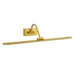 GLOBOSTAR® MIRA 60433 Μοντέρνο Φωτιστικό Τοίχου - Απλίκα Καθρέπτη Μπάνιου LED 12W 1400lm 120° AC 220-240V IP44 Φυσικό Λευκό 4500K - Lumileds SMD Chip & TÜV SÜD Driver - Χρυσό - Μ60 x Π20 x Υ13cm - 3 Χρόνια Εγγύηση - Image 3