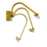 GLOBOSTAR® MIRA 60433 Μοντέρνο Φωτιστικό Τοίχου - Απλίκα Καθρέπτη Μπάνιου LED 12W 1400lm 120° AC 220-240V IP44 Φυσικό Λευκό 4500K - Lumileds SMD Chip & TÜV SÜD Driver - Χρυσό - Μ60 x Π20 x Υ13cm - 3 Χρόνια Εγγύηση - Image 6