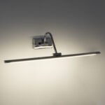 GLOBOSTAR® MIRA 60434 Μοντέρνο Φωτιστικό Τοίχου - Απλίκα Καθρέπτη Μπάνιου LED 12W 1400lm 120° AC 220-240V IP44 Φυσικό Λευκό 4500K - Lumileds SMD Chip & TÜV SÜD Driver - Νίκελ Χρώμιο - Μ60 x Π20 x Υ13cm - 3 Χρόνια Εγγύηση - Image 10