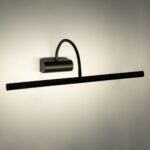 GLOBOSTAR® TROIS 60436 Μοντέρνο Φωτιστικό Τοίχου - Απλίκα Καθρέπτη Μπάνιου LED 12W 1400lm 120° AC 220-240V IP44 Φυσικό Λευκό 4500K - Lumileds SMD Chip & TÜV SÜD Driver - Μαύρο Ματ - Μ60 x Π24 x Υ18cm - 3 Χρόνια Εγγύηση - Image 8