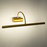 GLOBOSTAR® TROIS 60437 Μοντέρνο Φωτιστικό Τοίχου - Απλίκα Καθρέπτη Μπάνιου LED 12W 1400lm 120° AC 220-240V IP44 Φυσικό Λευκό 4500K - Lumileds SMD Chip & TÜV SÜD Driver - Χρυσό - Μ60 x Π24 x Υ18cm - 3 Χρόνια Εγγύηση - Image 8