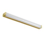 GLOBOSTAR® RENATA 60441 Μοντέρνο Φωτιστικό Τοίχου - Απλίκα Καθρέπτη Μπάνιου LED 12W 1400lm 210° AC 220-240V IP44 Φυσικό Λευκό 4500K - Lumileds SMD Chip & TÜV SÜD Driver - Χρυσό - Μ60 x Π4 x Υ5.5cm - 3 Χρόνια Εγγύηση - Image 3