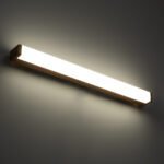 GLOBOSTAR® RENATA 60443 Μοντέρνο Φωτιστικό Τοίχου - Απλίκα Καθρέπτη Μπάνιου LED 12W 1400lm 210° AC 220-240V IP44 Φυσικό Λευκό 4500K - Lumileds SMD Chip & TÜV SÜD Driver - Χρυσό Βούρτσας - Μ60 x Π4 x Υ5.5cm - 3 Χρόνια Εγγύηση - Image 9