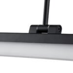 GLOBOSTAR® MARA 60446 Μοντέρνο Φωτιστικό Τοίχου - Απλίκα Καθρέπτη Μπάνιου LED 12W 1400lm 120° AC 220-240V IP44 Φυσικό Λευκό 4500K - Lumileds SMD Chip & TÜV SÜD Driver - Μαύρο Ματ - Μ60 x Π15 x Υ13cm - 3 Χρόνια Εγγύηση - Image 11