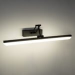 GLOBOSTAR® MARA 60446 Μοντέρνο Φωτιστικό Τοίχου - Απλίκα Καθρέπτη Μπάνιου LED 12W 1400lm 120° AC 220-240V IP44 Φυσικό Λευκό 4500K - Lumileds SMD Chip & TÜV SÜD Driver - Μαύρο Ματ - Μ60 x Π15 x Υ13cm - 3 Χρόνια Εγγύηση - Image 12