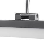 GLOBOSTAR® MARA 60447 Μοντέρνο Φωτιστικό Τοίχου - Απλίκα Καθρέπτη Μπάνιου LED 12W 1400lm 120° AC 220-240V IP44 Φυσικό Λευκό 4500K - Lumileds SMD Chip & TÜV SÜD Driver - Νίκελ Χρώμιο - Μ60 x Π15 x Υ13cm - 3 Χρόνια Εγγύηση - Image 11