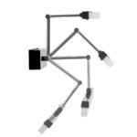 GLOBOSTAR® MARA 60447 Μοντέρνο Φωτιστικό Τοίχου - Απλίκα Καθρέπτη Μπάνιου LED 12W 1400lm 120° AC 220-240V IP44 Φυσικό Λευκό 4500K - Lumileds SMD Chip & TÜV SÜD Driver - Νίκελ Χρώμιο - Μ60 x Π15 x Υ13cm - 3 Χρόνια Εγγύηση - Image 6