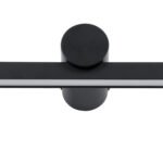 GLOBOSTAR® ROSA 60450 Μοντέρνο Φωτιστικό Τοίχου - Απλίκα Καθρέπτη Μπάνιου LED 12W 1400lm 120° AC 220-240V IP44 Φυσικό Λευκό 4500K - Lumileds SMD Chip & TÜV SÜD Driver - Μαύρο Ματ - Μ60 x Π15 x Υ7cm - 3 Χρόνια Εγγύηση - Image 5