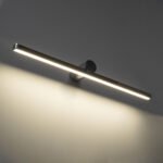 GLOBOSTAR® ROSA 60451 Μοντέρνο Φωτιστικό Τοίχου - Απλίκα Καθρέπτη Μπάνιου LED 12W 1400lm 120° AC 220-240V IP44 Φυσικό Λευκό 4500K - Lumileds SMD Chip & TÜV SÜD Driver - Νίκελ Χρώμιο - Μ60 x Π15 x Υ7cm - 3 Χρόνια Εγγύηση - Image 9