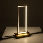 GLOBOSTAR® CORNELIE 60462 Μοντέρνο Επιτραπέζιο Φωτιστικό LED CCT 18W 1980lm 200° AC 220-240V IP20 Ρυθμιζόμενο Λευκό CCT με On/Off 2700K/4500K/6000K - Lumileds SMD Chip - Χρυσό - Μ18 x Π10 x Υ36cm - 3 Χρόνια Εγγύηση - Image 10