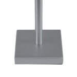 GLOBOSTAR® NEGA 60476 Μοντέρνο Επιτραπέζιο Φωτιστικό LED 2.2W 154lm 360° DC 5V με USB με Επαναφορτιζόμενη Μπαταρία Li-ion 3.7V 4000mAh IP20 Θερμό Λευκό 2700K με Αφή Dimmable - Lumileds SMD Chip - Ασημί - Μ10 x Π10 x Υ39cm - 2 Χρόνια Εγγύηση - Image 11