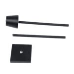 GLOBOSTAR® NEGA 60477 Μοντέρνο Επιδαπέδιο Φωτιστικό LED 2.2W 154lm 360° DC 5V με USB 2.0 με Επαναφορτιζόμενη Μπαταρία Li-ion 3.7V 4000mAh IP44 Θερμό Λευκό 2700K με Αφή Dimmable - Lumileds SMD Chip - Μαύρο - Μ10 x Π10 x Υ135cm - 2 Χρόνια Εγγύηση - Image 13