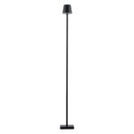 GLOBOSTAR® NEGA 60477 Μοντέρνο Επιδαπέδιο Φωτιστικό LED 2.2W 154lm 360° DC 5V με USB 2.0 με Επαναφορτιζόμενη Μπαταρία Li-ion 3.7V 4000mAh IP44 Θερμό Λευκό 2700K με Αφή Dimmable - Lumileds SMD Chip - Μαύρο - Μ10 x Π10 x Υ135cm - 2 Χρόνια Εγγύηση - Image 5